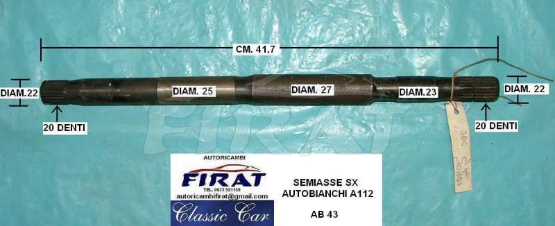 SEMIASSE A112 SX AB43